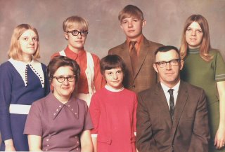 Katolsk værtsfamilie i North Dakota 1972