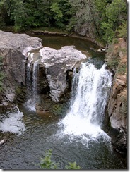 The falls in Ramsey Park Redwood Falls Minnesota 2004